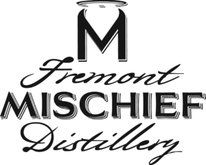 Fremont Mischief Distillery Word Art Only Logo Black